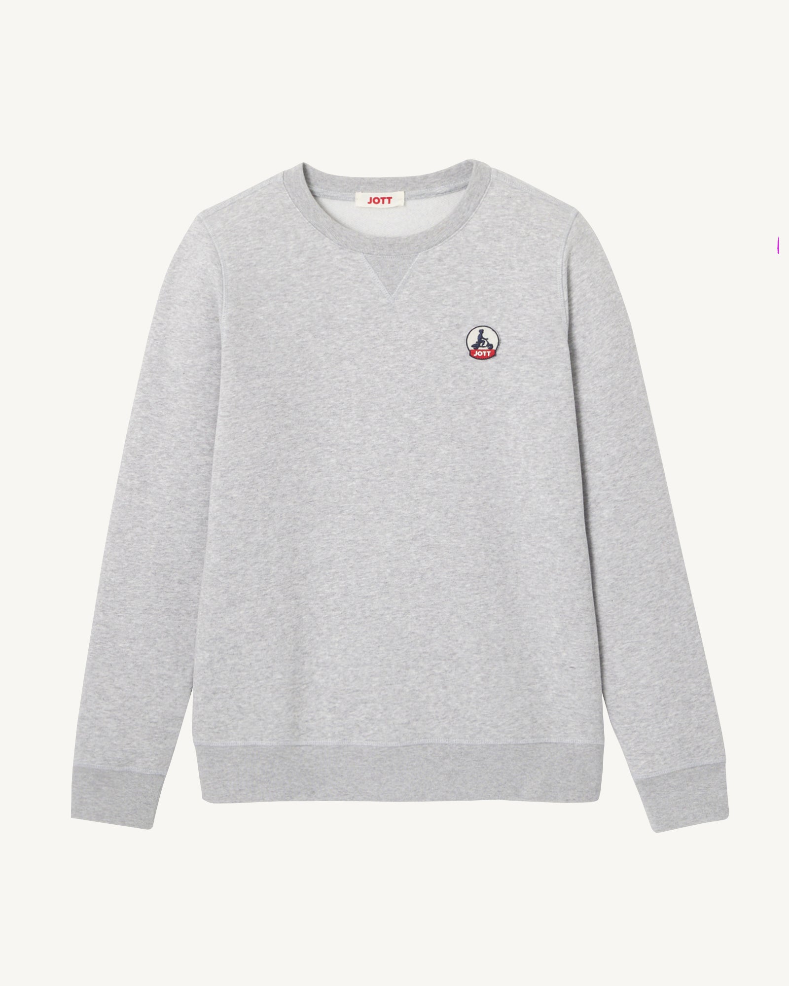 Sweat en coton biologique Gris chiné Elvas