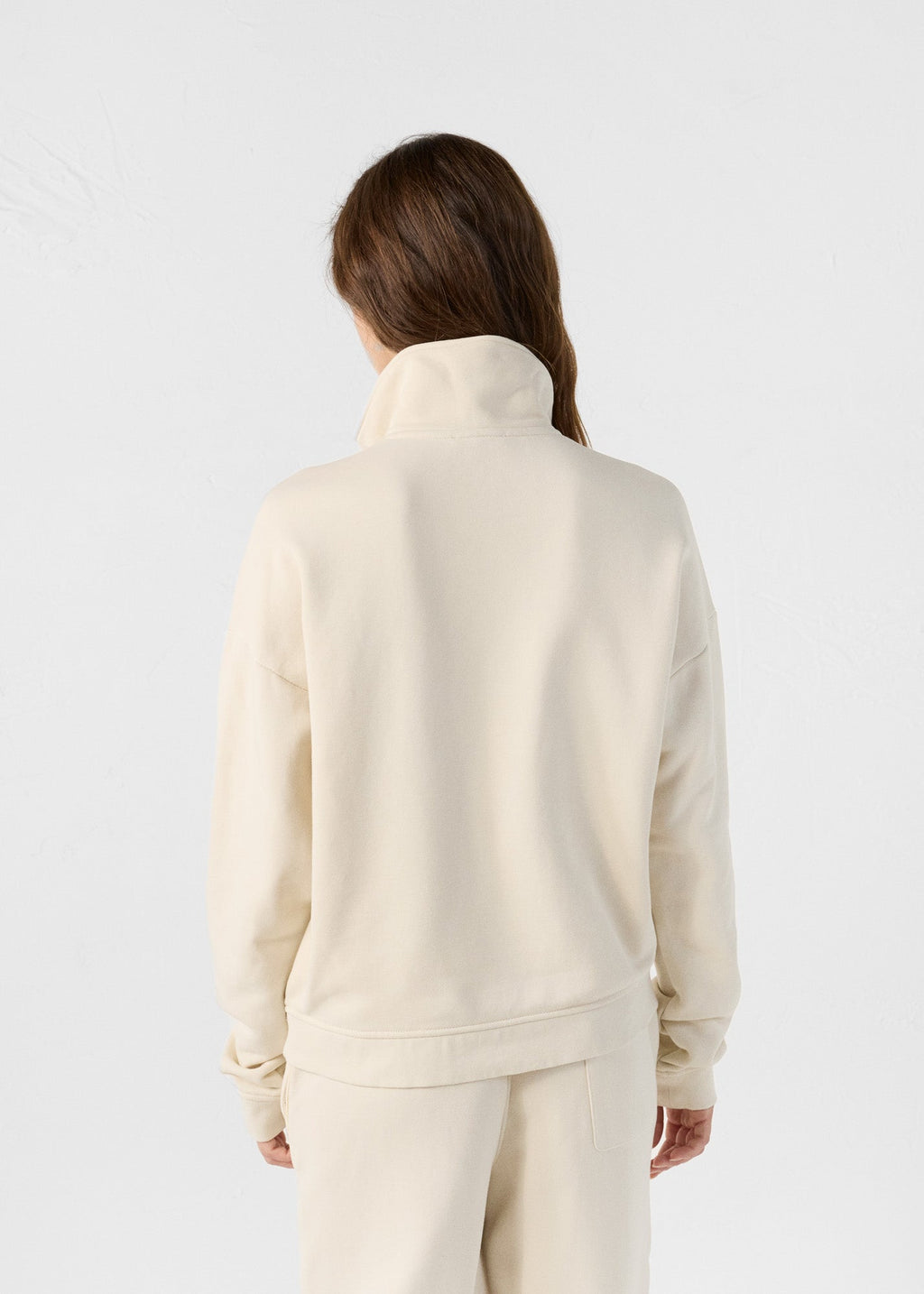 Sweatshirt demi-zippé Naturel Line