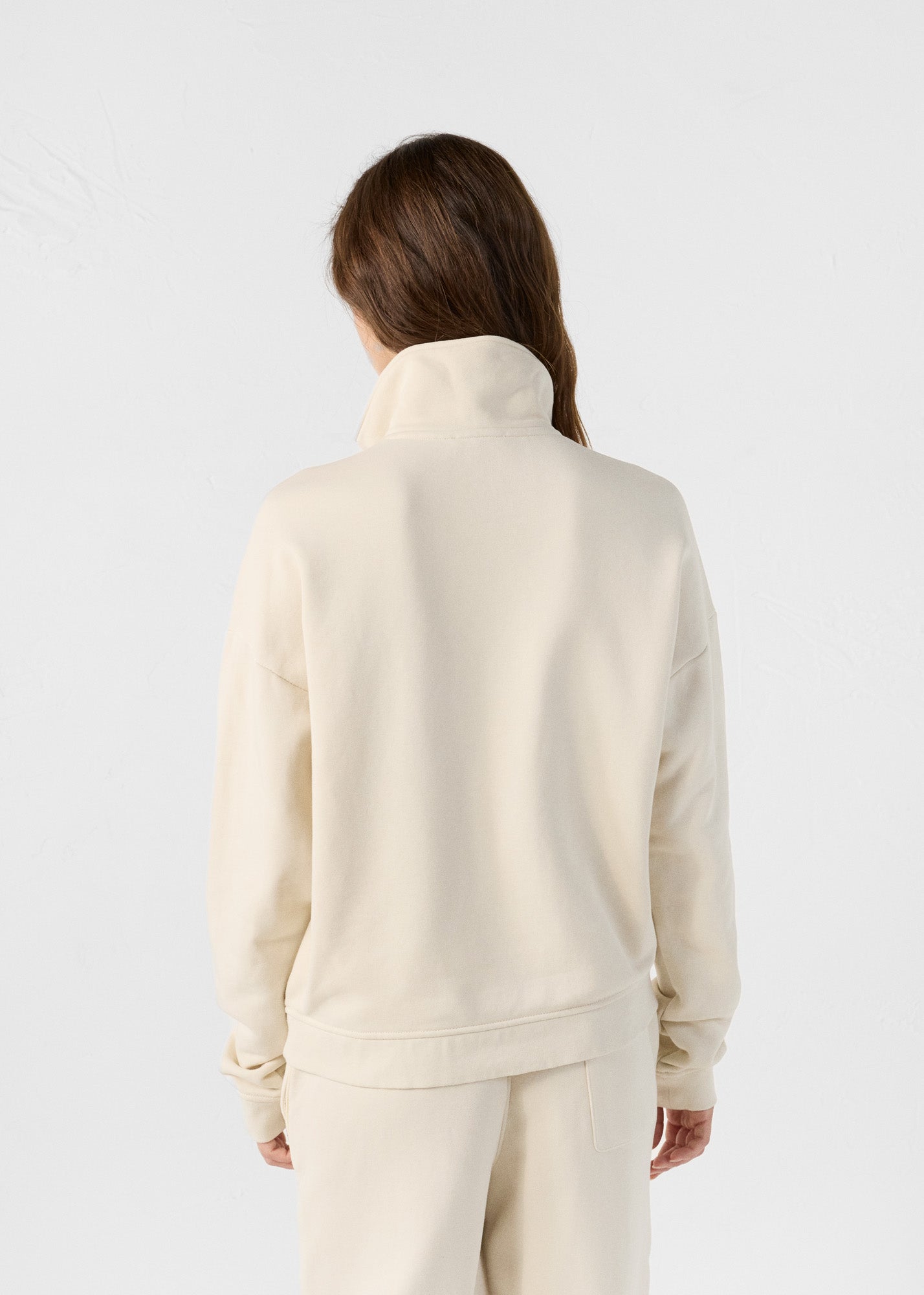 Sweatshirt demi-zippé Naturel Line