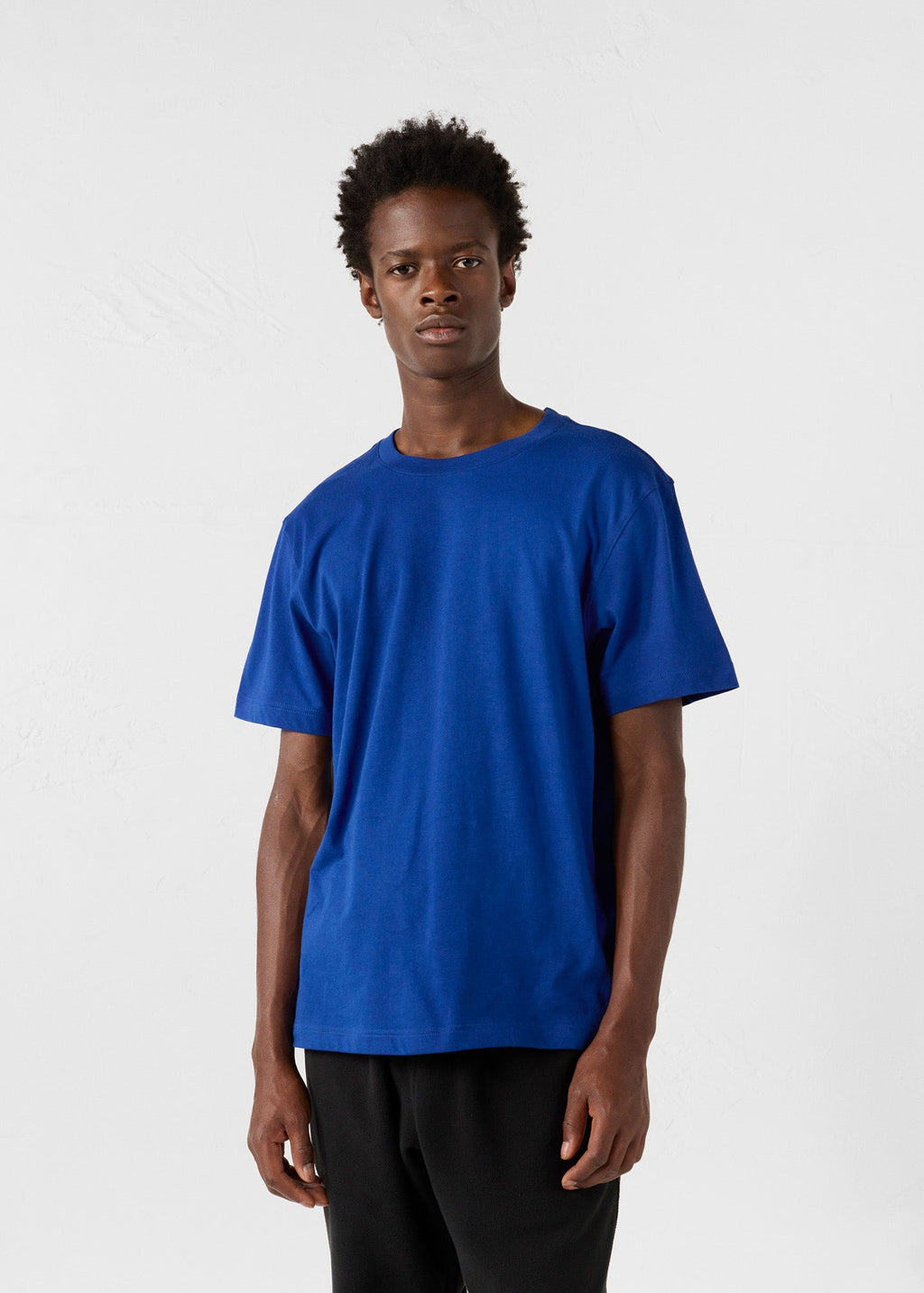 T-Shirt à col rond Bleu cobalt Petro