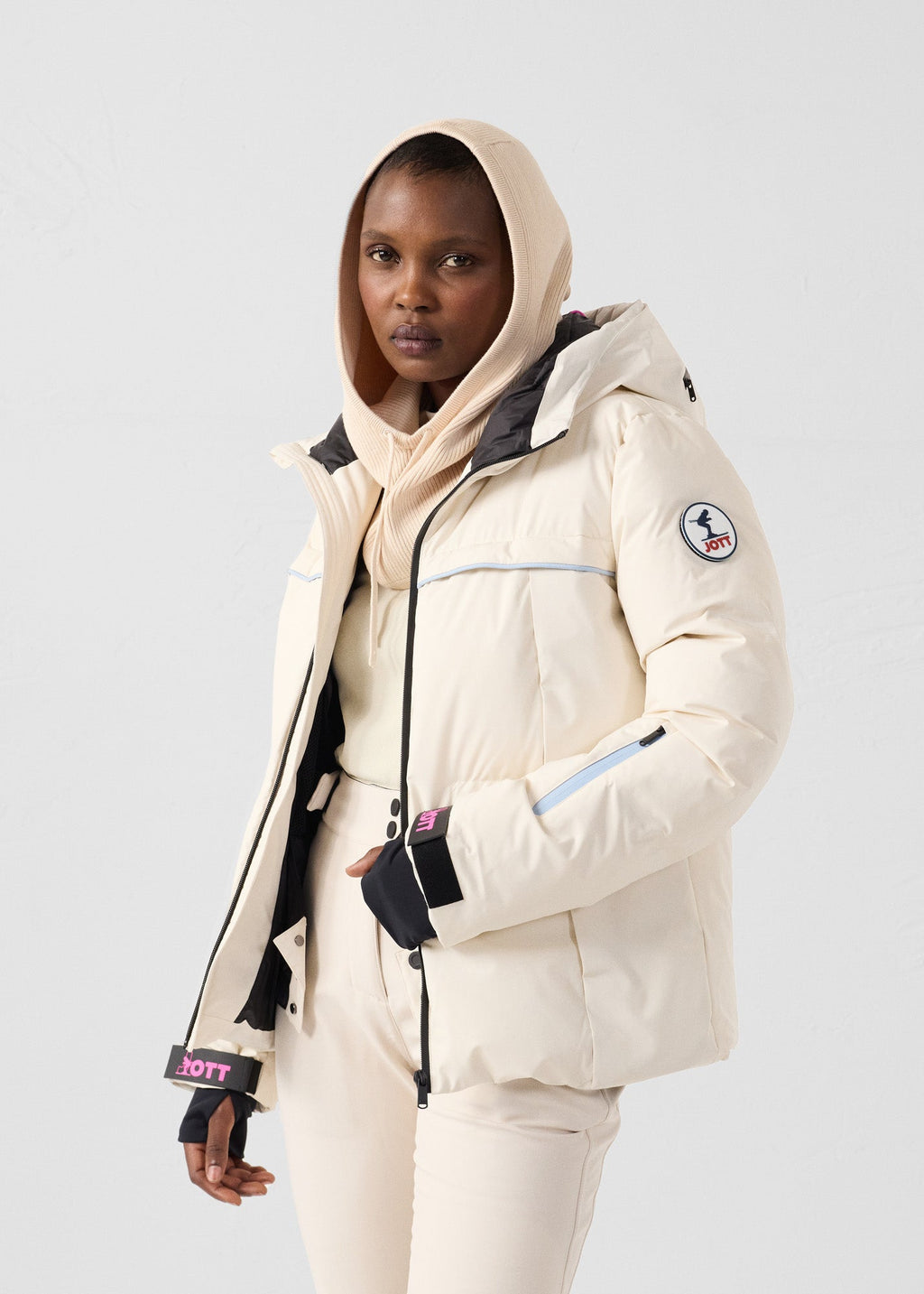 Cagoule en maille Vanille sucrée Combe