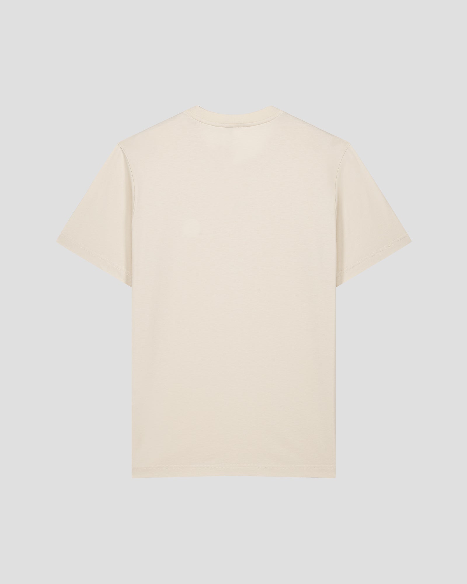 T-shirt à col rond homme en coton Naturel Pedro